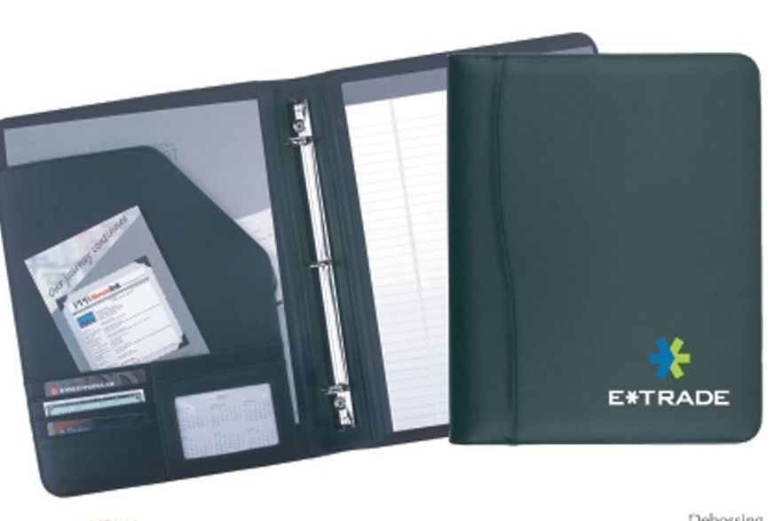 Executive Stitched Binder Letter Size with writing pad